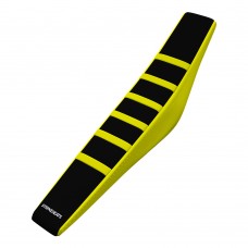 Suzuki RM85 02-23 YELLOW/BLACK/YELLOW Gripper Ribbed Seat Cover